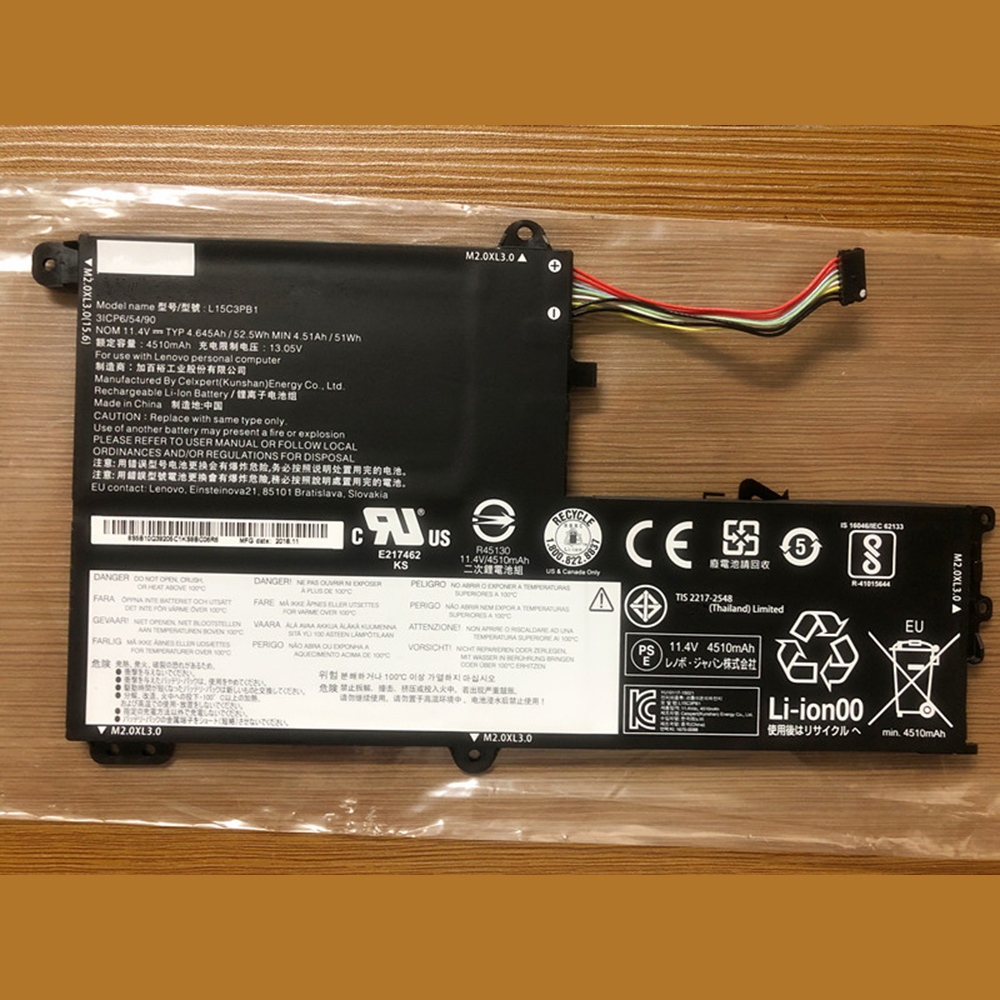 Batería para LENOVO L15C3PB1